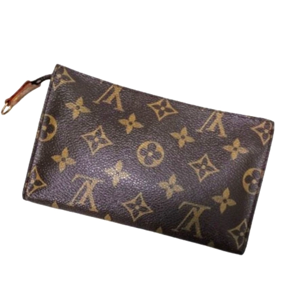 Louis Vuitton Monogram Bucket PM Accessory Pouch w/Free Gift and COA